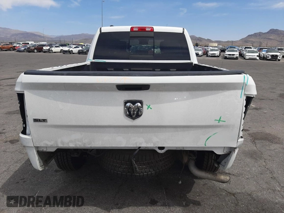 2019 Ram 1500 Lone Star with VIN 1C6RR6TT8KS689337, listed as a Copart auction lot 58378655 with 36,946 mi miles and Salvage title. Bid and sale history available at DreamBid. Image 6.