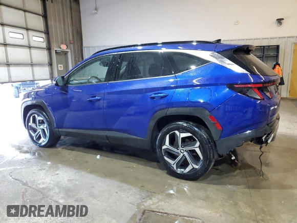 2022 Hyundai Tucson Limited with VIN 5NMJECAE5NH108333, listed as a Copart auction lot 48291345 with 49,834 mi miles and Salvage Title. Bid and sale history available at carsss.com. Image 2.