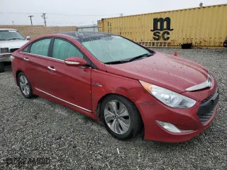 2013 Hyundai Sonata Hybrid with VIN KMHEC4A43DA069556, listed as a Copart auction lot 44653765 with 103,246 mi miles and Salvage Title. Bid and sale history available at carsss.com. Image 4.