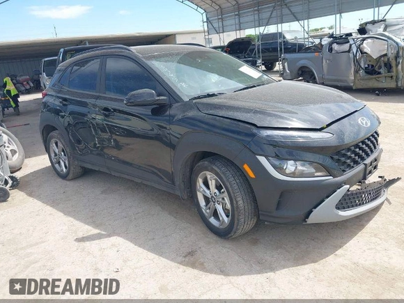 2022 Hyundai Kona SEL with VIN KM8K6CAB0NU892111, listed as a IAAI auction lot 42213114 with 41,975 mi miles and . Bid and sale history available at DreamBid. Image 1.
