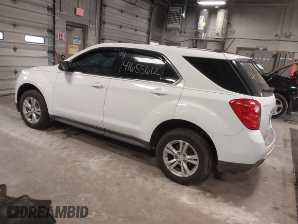 2015 Chevrolet Equinox LS with VIN 1GNALAEK8FZ100760, listed as a IAAI auction lot 41655612 with 97,550 mi miles and . Bid and sale history available at DreamBid. Image 3.