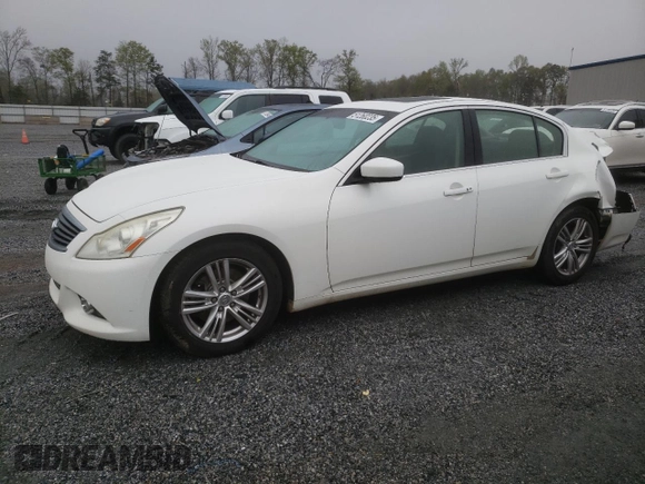 2012 Infiniti G37 Sedan Journey with VIN JN1CV6AP7CM934749, listed as a Copart auction lot 51260235 with 212,066 mi miles and Salvage Title. Bid and sale history available at carsss.com. Image 1.