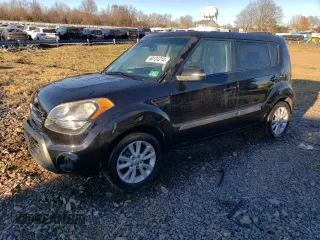 2013 Kia Soul + with VIN KNDJT2A61D7749641, listed as a Copart auction lot 80124214 with 181,476 mi miles and Salvage Title. Bid and sale history available at DreamBid. Image 1.