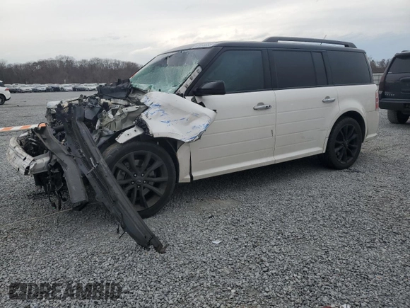 2018 Ford Flex Limited with VIN 2FMGK5D82JBA03807, listed as a Copart auction lot 47076535 with Not Provided miles and Salvage Title. Bid and sale history available at carsss.com. Image 1.