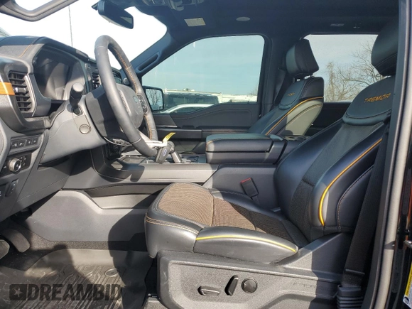 2024 Ford F-150 with VIN 1FTFW4L8XRFA68804, listed as a Copart auction lot 48222775 with 13,165 mi miles and Salvage title. Bid and sale history available at DreamBid. Image 7.