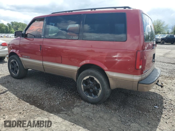 2001 GMC Safari z VIN 1GKEL19W61B514522, wystawiony jako Copart lot #57143155 z przebiegiem Nie podano mil oraz Szkoda całkowita • Salvage title. Historia ofert i sprzedaży dostępna na DreamBid. Obrazek 2.
