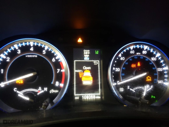 2015 Toyota Highlander Limited with VIN 5TDDKRFH3FS224771, listed as a Copart auction lot 47753875 with 108,068 mi miles and Salvage Title. Bid and sale history available at carsss.com. Image 9.