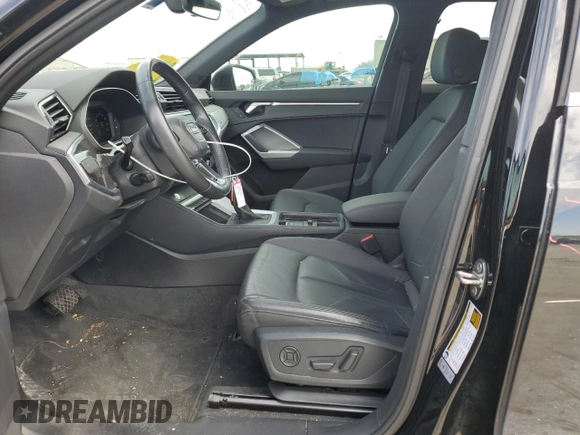 2019 Audi Q3 Premium with VIN WA1AECF32K1087187, listed as a Copart auction lot 46514835 with 49,866 mi miles and Salvage Title. Bid and sale history available at carsss.com. Image 7.