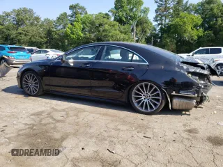 2018 Mercedes-Benz CLS with VIN WDDLJ9BB9JA204455, listed as a Copart auction lot 58746814 with 0 mi miles and Salvage Title. Bid and sale history available at carsss.com. Image 2.