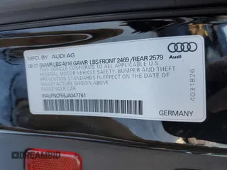 2018 Audi A5 Sportback Prestige z VIN WAUFNCF55JA047761, wystawiony jako Copart lot #85210464 z przebiegiem Nie podano mil oraz Szkoda całkowita • Salvage title. Historia ofert i sprzedaży dostępna na DreamBid. Obrazek 12.