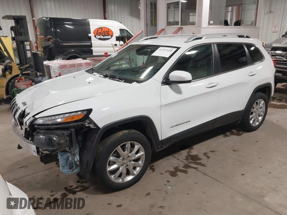 2017 Jeep Cherokee Limited with VIN 1C4PJMDS4HW505613, listed as a IAAI auction lot 41257420 with 91,967 mi miles and . Bid and sale history available at DreamBid. Image 17.