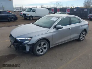 2024 Audi A3 Premium with VIN WAUAUDGY4RA082038, listed as a IAAI auction lot 41487777 with 24,797 mi miles. Bid and sale history available at carsss.com. Image 18.