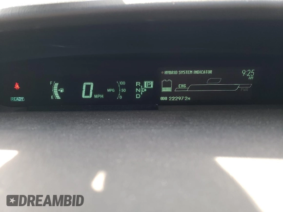 2010 Toyota Prius II with VIN JTDKN3DU1A0135997, listed as a Copart auction lot 55487395 with 222,972 mi miles and Clean Title. Bid and sale history available at carsss.com. Image 9.
