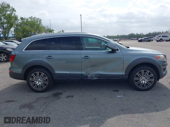 2007 Audi Q7 Premium with VIN WA1BY74LX7D068219, listed as a IAAI auction lot 41829548 with 125,071 mi miles and . Bid and sale history available at DreamBid. Image 13.