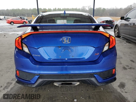 2019 Honda Civic Si z VIN 2HGFC3A53KH754944, wystawiony jako Copart lot #46032245 z przebiegiem 56 706 mil mil oraz Szkoda całkowita • Salvage title. Historia ofert i sprzedaży dostępna na DreamBid. Obrazek 6.