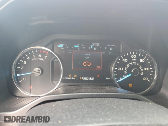 2017 Ford F-150 XL with VIN 1FTEW1CP0HKC32567, listed as a Copart auction lot 50340445 with 79,760 mi miles and Clean Title. Bid and sale history available at DreamBid. Image 9.