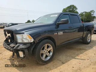 2014 Ram 1500 Express with VIN 1C6RR6KT0ES242135, listed as a Copart auction lot 58740025 with 134,555 mi miles and Salvage title. Bid and sale history available at DreamBid. Image 1.