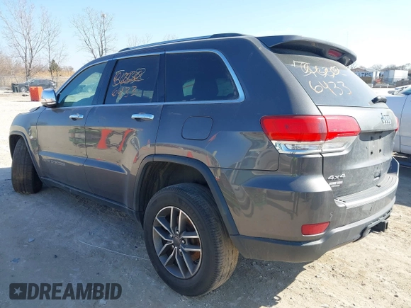 2019 Jeep Grand Cherokee Limited with VIN 1C4RJFBG4KC796819, listed as a IAAI auction lot 41786433 with 61,887 mi miles and . Bid and sale history available at DreamBid. Image 3.