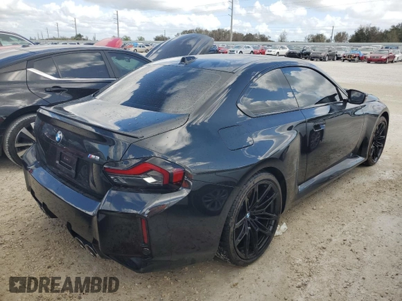 2023 BMW M2 z VIN 3MF13DM07P8D63938, wystawiony jako Copart lot #77996634 z przebiegiem 8 571 mil mil oraz Szkoda całkowita • Salvage title. Historia ofert i sprzedaży dostępna na DreamBid. Obrazek 3.