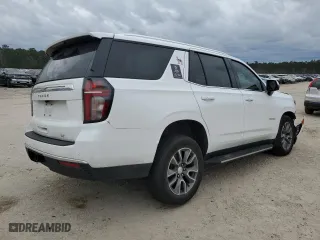 2022 Chevrolet Tahoe LT with VIN 1GNSCNKD6NR308118, listed as a Copart auction lot 46028955 with 49,763 mi miles and Salvage Title. Bid and sale history available at carsss.com. Image 3.