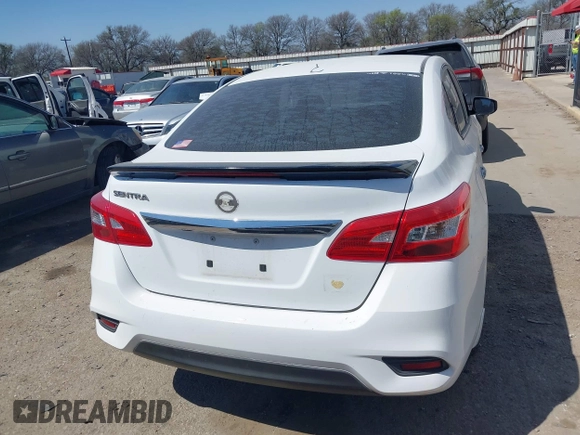 2019 Nissan Sentra S with VIN 3N1AB7AP5KY203397, listed as a IAAI auction lot 41783825 with 101,587 mi miles. Bid and sale history available at carsss.com. Image 17.