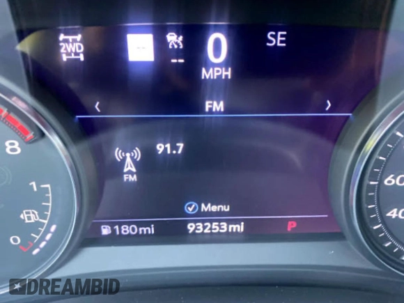 2021 Cadillac XT5 AWD Sport with VIN 1GYKNHRS7MZ16XXX, listed as a Copart auction lot 61952565 with 93,253 mi miles and Clean title. Bid and sale history available at DreamBid. Image 8.