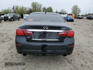 2016 Infiniti Q70 with VIN JN1BY1PR5GM720394, listed as a Copart auction lot 52748025 with Not provided miles and Salvage title. Bid and sale history available at DreamBid. Image 6.