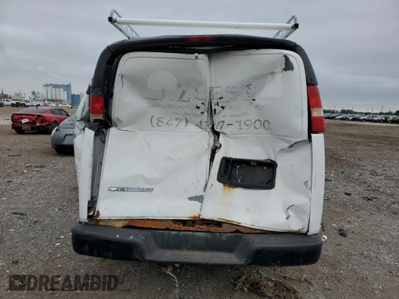 2007 Chevrolet Express Cargo z VIN 1GCHG35U971137504, wystawiony jako Copart lot #54410105 z przebiegiem 266 049 mil mil oraz Szkoda całkowita • Salvage title. Historia ofert i sprzedaży dostępna na DreamBid. Obrazek 6.