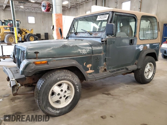 1994 Jeep Wrangler S with VIN 1J4FY19P6RP473859, listed as a Copart auction lot 72422304 with 150,429 mi miles and Clean Title. Bid and sale history available at carsss.com. Image 1.