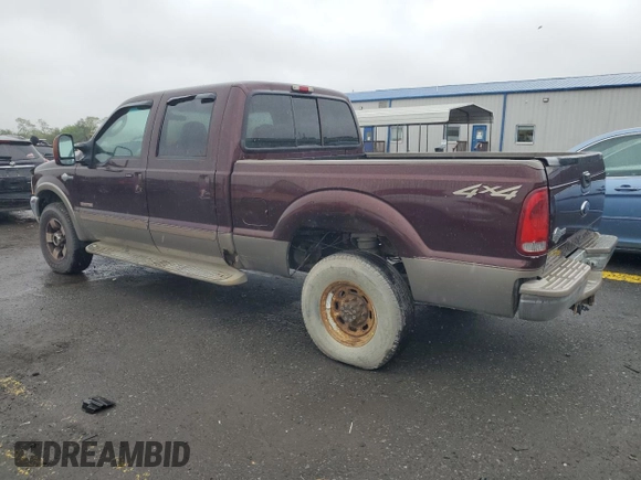 2004 Ford F-250 XL with VIN 1FTNW21P94EC61907, listed as a Copart auction lot 57840355 with 206,784 mi miles and Salvage title. Bid and sale history available at DreamBid. Image 2.