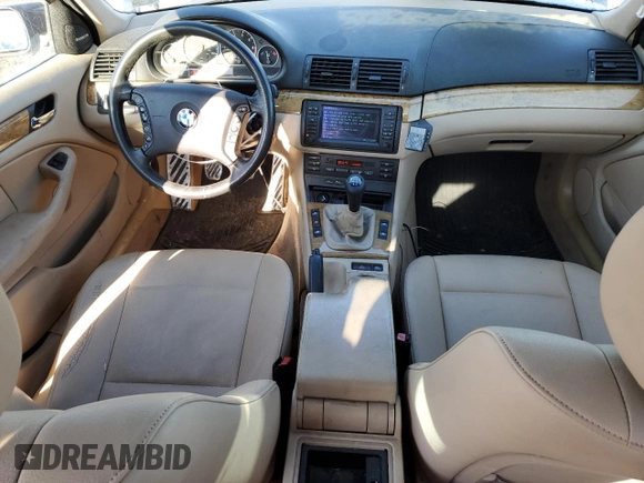 2002 BMW 3 Series 330xi with VIN WBAEW53412PG09026, listed as a Copart auction lot 89108295 with 106,516 mi miles and Salvage title. Bid and sale history available at DreamBid. Image 8.