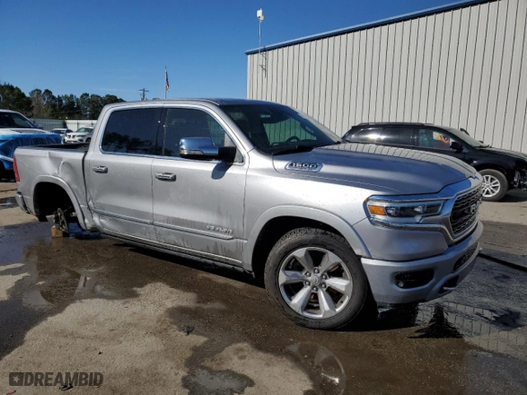 2020 Ram 1500 Limited with VIN 1C6SRFHT6LN240362, listed as a Copart auction lot 47100615 with 82,654 mi miles and Salvage Title. Bid and sale history available at carsss.com. Image 4.