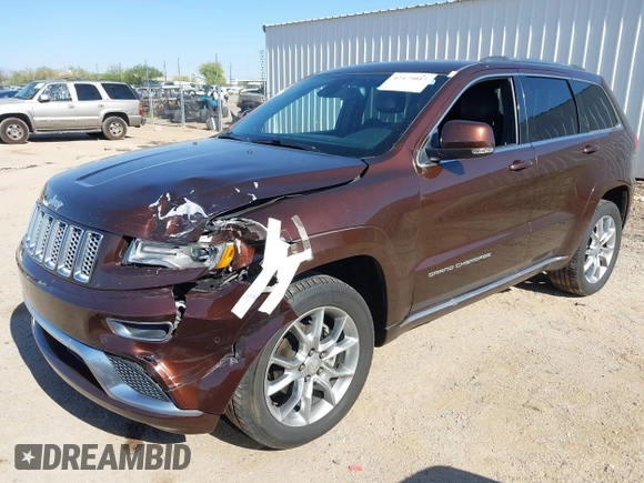 2015 Jeep Grand Cherokee Summit with VIN 1C4RJFJGXFC125131, listed as a IAAI auction lot 42475017 with 128,166 mi miles and . Bid and sale history available at DreamBid. Image 2.