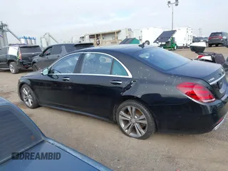 2019 Mercedes-Benz S 560 with VIN WDDUG8GB1KA430335, listed as a IAAI auction lot 41750716 with 32,468 mi miles and . Bid and sale history available at DreamBid. Image 14.