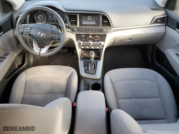 2020 Hyundai Elantra SE with VIN KMHD74LFXLU943980, listed as a Copart auction lot 43456725 with 90,593 mi miles and Salvage Title. Bid and sale history available at carsss.com. Image 8.