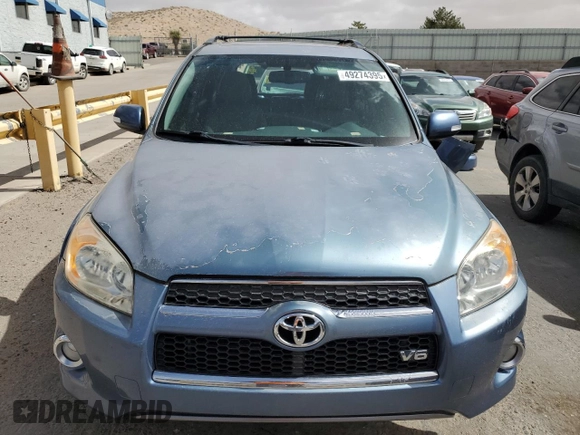 2012 Toyota RAV4 Limited with VIN 2T3DK4DV3CW067863, listed as a Copart auction lot 49274395 with Not Provided miles and Salvage Title. Bid and sale history available at carsss.com. Image 5.