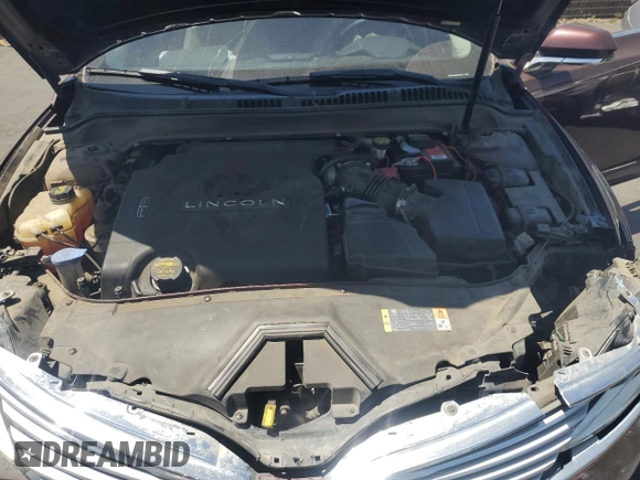 2013 Lincoln MKZ with VIN 3LN6L2GK6DR828916, listed as a Copart auction lot 58607005 with 113,677 mi miles and Salvage title. Bid and sale history available at DreamBid. Image 11.
