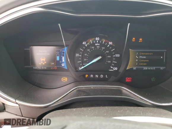 2016 Ford Fusion SE Hybrid with VIN 3FA6P0LU6GR203933, listed as a Copart auction lot 49511125 with 144,782 mi miles and Salvage Title. Bid and sale history available at carsss.com. Image 9.