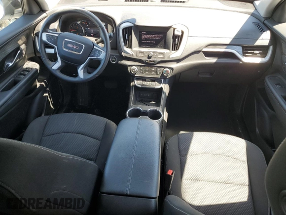 2024 GMC Terrain SLE with VIN 3GKALMEG1RL155895, listed as a Copart auction lot 57607755 with 9,878 mi miles and Salvage title. Bid and sale history available at DreamBid. Image 8.