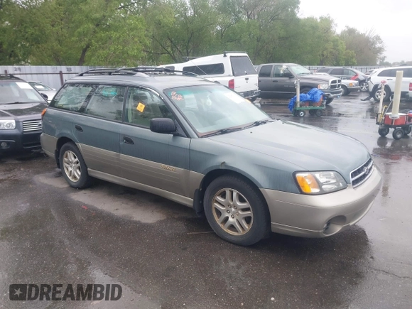 2001 Subaru Legacy Outback with VIN 4S3BH675817673102, listed as a IAAI auction lot 42257169 with Not provided miles and . Bid and sale history available at DreamBid. Image 1.