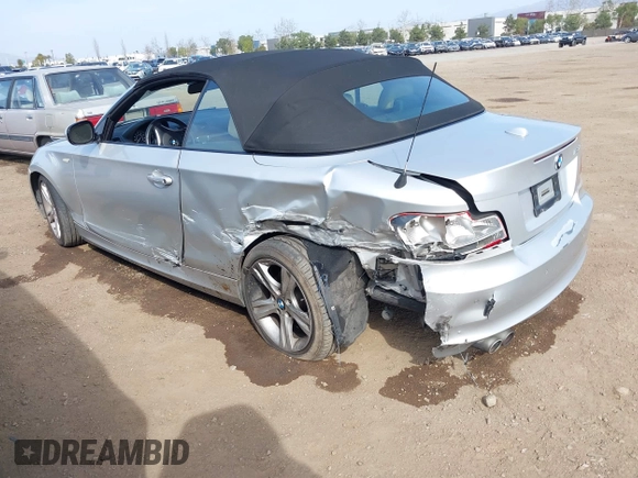 2010 BMW 1 Series 128i with VIN WBAUL7C58AVJ78135, listed as a IAAI auction lot 41615767 with 107,384 mi miles and . Bid and sale history available at DreamBid. Image 3.