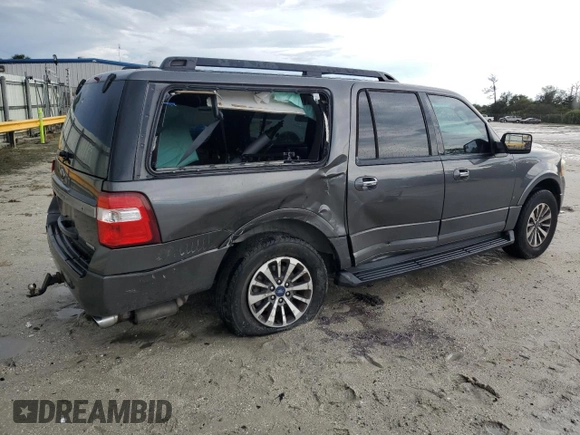 2017 Ford Expedition EL XLT with VIN 1FMJK1HT3HEA05853, listed as a Copart auction lot 72407424 with 136,234 mi miles and Salvage Title. Bid and sale history available at carsss.com. Image 3.