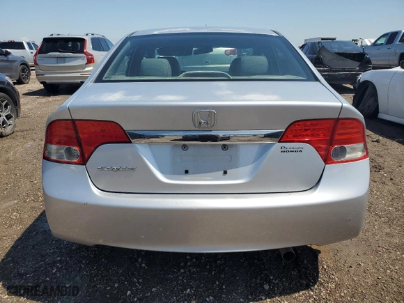2010 Honda Civic Sdn EX-L with VIN 2HGFA1F97AH502764, listed as a Copart auction lot 48572715 with 204,849 mi miles and Salvage Title. Bid and sale history available at carsss.com. Image 6.