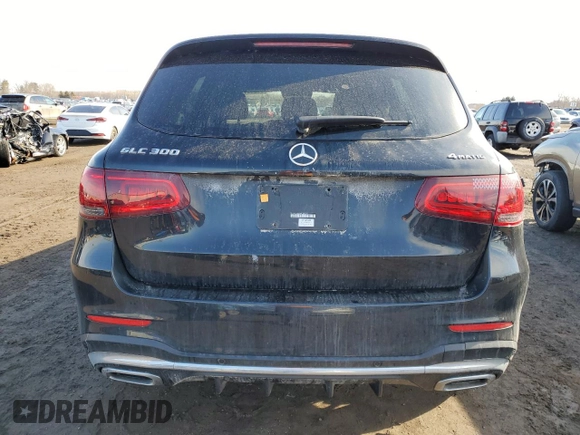 2021 Mercedes-Benz GLC with VIN W1N0G8EB2MV300547, listed as a Copart auction lot 47846115 with 109,899 mi miles and Clean Title. Bid and sale history available at carsss.com. Image 6.