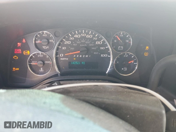 2018 Chevrolet Express Cargo Van with VIN 1GCWGAFG7J1912491, listed as a Copart auction lot 47119905 with 142,521 mi miles and Salvage Title. Bid and sale history available at carsss.com. Image 9.