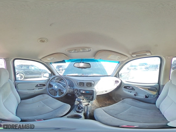2005 Chevrolet TrailBlazer LS with VIN 1GNET16S356185474, listed as a Copart auction lot 43398405 with 0 mi miles and Salvage Title. Bid and sale history available at carsss.com. Image 14.