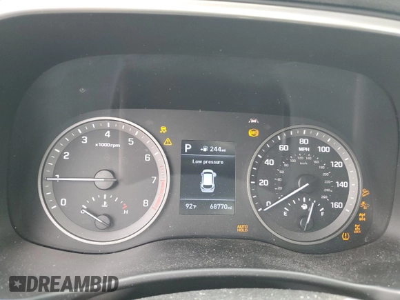 2020 Hyundai Tucson Ultimate with VIN KM8J3CALXLU280153, listed as a Copart auction lot 63006085 with 68,770 mi miles and Salvage title. Bid and sale history available at DreamBid. Image 9.