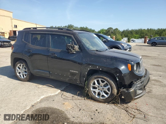 2018 Jeep Renegade Latitude z VIN ZACCJABB5JPJ52928, wystawiony jako Copart lot #55433545 z przebiegiem 50 904 mil mil oraz Szkoda całkowita • Salvage title. Historia ofert i sprzedaży dostępna na DreamBid. Obrazek 4.