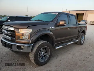 2015 Ford F-150 XL with VIN 1FTEW1CF5FKE08517, listed as a Copart auction lot 52567865 with 99,904 mi miles and Salvage title. Bid and sale history available at DreamBid. Image 1.