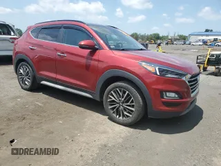 2021 Hyundai Tucson Limited with VIN KM8J3CAL4MU386857, listed as a Copart auction lot 62161895 with 73,100 mi miles and Salvage title. Bid and sale history available at DreamBid. Image 4.